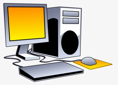 Desktop Computer Clip Art Images Pictures - Computer Clipart Transparent, HD Png Download, Transparent PNG