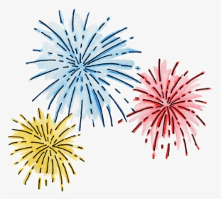 Fireworks Png Clipart - New Year Fireworks Clipart, Transparent Png, Transparent PNG