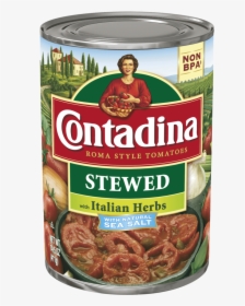 Stewed Tomatoes - Contadina Tomato Paste Can, HD Png Download, Transparent PNG