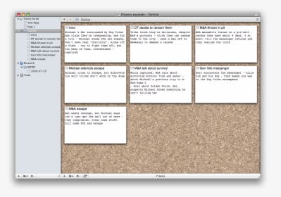 Then I Ll Move To The Computer - Index Card Screenplay Outline, HD Png Download, Transparent PNG