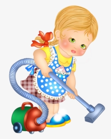 Art Kids, Decoupage, Cards, Cute Clipart, Sweet, Blog, - Kids Cleaning Clipart, HD Png Download, Transparent PNG