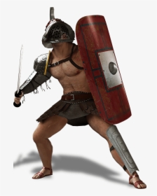 Warrior Png Image - Roman Gladiator Transparent Background, Png Download, Transparent PNG