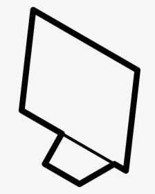 Download Computer Screen Clipart Clipartmonk - Computer Outline, HD Png Download, Transparent PNG