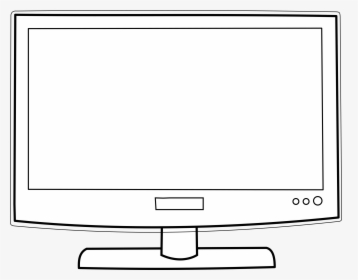 Clipart - Television Images Black And White, HD Png Download, Transparent PNG