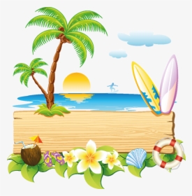 Vacation Beach Png Transparent Image - Summer Clipart, Png Download, Transparent PNG