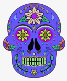 Day Of The Dead 800 X 800 Png Transparent - Skull, Png Download, Transparent PNG