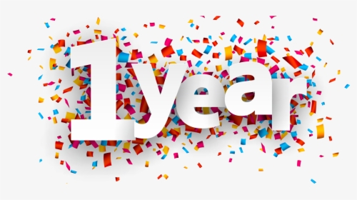 Transparent Anniversary Png - 1 Year Anniversary Png, Png Download, Transparent PNG