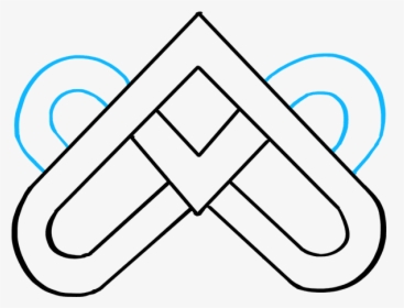 How To Draw Celtic Knot - Step By Step Celtic Knot, HD Png Download, Transparent PNG
