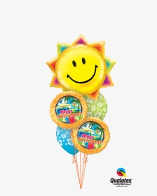 Transparent Happy Retirement Png - Happy Birthday Balloons With Smiley, Png Download, Transparent PNG
