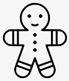 Gingerbread Man - Gingerbread Icon Png, Transparent Png, Transparent PNG