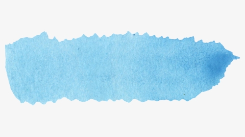 Blue Banner Png - Blue Watercolour Brush Png, Transparent Png, Transparent PNG