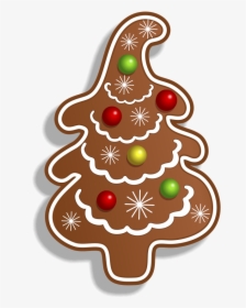 Gingerbread Christmas Tree Clipart, HD Png Download, Transparent PNG