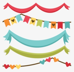Large Swag-banners - Merry Christmas Banner Png, Transparent Png, Transparent PNG