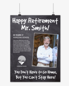 Happy Retirement Party Poster Template Preview - Retirement Poster, HD Png Download, Transparent PNG