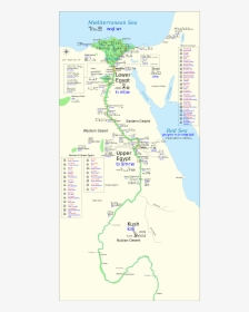 Transparent Egyptian Ankh Png - Map Of Ancient Egypt Nubian Desert, Png Download, Transparent PNG