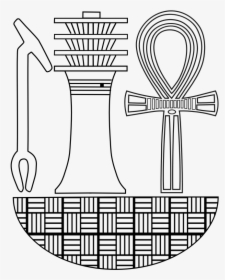 Was, Djed, Ankh From Old Egypt - Djed Symbol Ancient Egyptian, HD Png Download, Transparent PNG