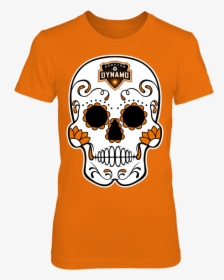 Sugar Skull Houston Dynamo Shirt - Georgia Bulldog Sugar Skull, HD Png Download, Transparent PNG