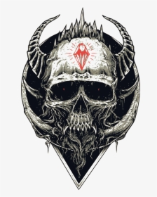 Vector Skull Logo Png, Transparent Png, Transparent PNG