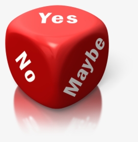 Yes No Maybe Red Dice Pc 1600 Clr - Health And Safety Cost, HD Png Download, Transparent PNG