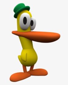 Pato The Duck Funny Face - Personajes De Pocoyo Pato, HD Png Download, Transparent PNG