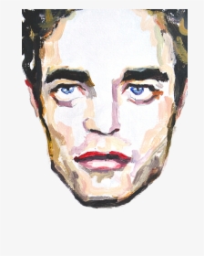Robert Pattinson Painting, HD Png Download, Transparent PNG