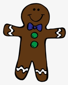 Clip Art Boy And Clipart - Gingerbread Boy For Coloring, HD Png Download, Transparent PNG