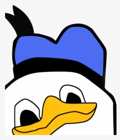 The Troll Face When He S Out Of Arrows - Donald Duck Meme Face, HD Png Download, Transparent PNG