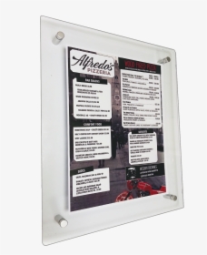 Wall Mounted Menu Holder   Title Wall Mounted Menu - Flyer, HD Png Download, Transparent PNG