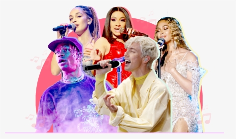 Photo Illustration Of Five Singers - Pop Music, HD Png Download ,  Transparent Png Image - PNGitem