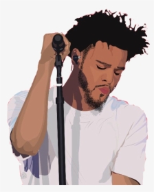 #jcole #freetoedit - J Cole Drawing Easy, HD Png Download, Transparent PNG