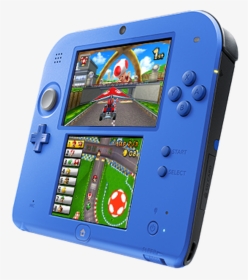 Nintendo 2ds Electric Blue With Mario Kart 7, HD Png Download, Transparent PNG