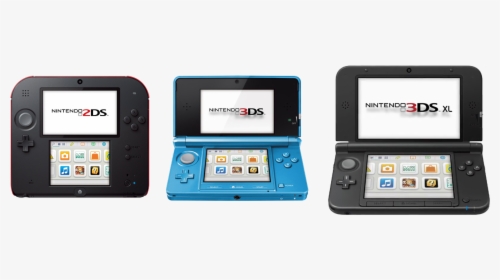 The 2ds, 3ds, And 3ds Xl - 2ds 3ds 3ds Xl, HD Png Download, Transparent PNG