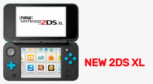 Nintendo New 2ds Xl Black, HD Png Download, Transparent PNG