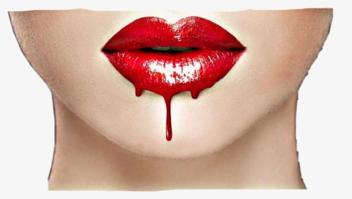 Lips - Lips Dripping Blood, HD Png Download, Transparent PNG