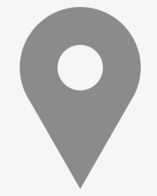 Location Icon Png Grey, Transparent Png - Location Icon Grey Png, Png Download, Transparent PNG