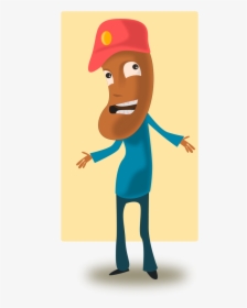 Cartoon Toffee Guy Png - Toffee Man, Transparent Png, Transparent PNG