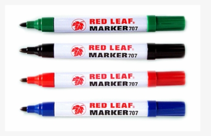 Red Leaf 707 Permanent Marker - Red Leaf Marker Pen, HD Png Download, Transparent PNG