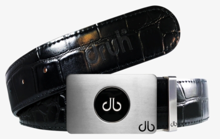 Ballmarker Black Crocodile Leather Texture Belt - Db Belt Seller, HD Png Download, Transparent PNG