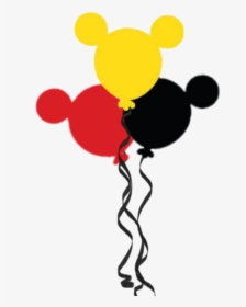 #mickeymouse #balloons #mickey #disney - Mickey Mouse Balloons Clipart, HD Png Download, Transparent PNG