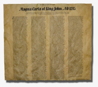 Magna Carta Of King John Ad 1215, HD Png Download, Transparent PNG