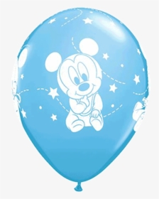Mickey Mouse Baby Stars Pale Blue - Baby Mickey Mouse Ballon, HD Png Download, Transparent PNG