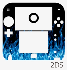 Nintendo 2ds Skin Template, HD Png Download, Transparent PNG