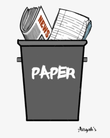 Whats In My Trash Paper With My Name - Paper Waste Clipart, HD Png Download, Transparent PNG