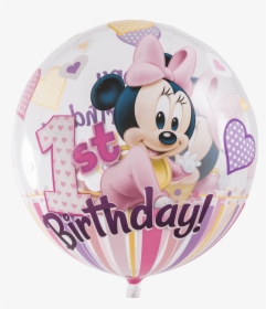 Transparent Mickey Mouse Birthday Png - Baby Minnie Mouse 1st Birthday Clipart, Png Download, Transparent PNG