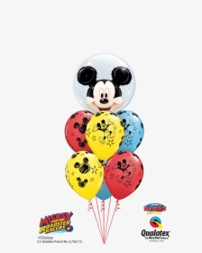Disney Mickey Mouse Double Bubble At London Helium - Minnie Mouse Balloons Png, Transparent Png, Transparent PNG