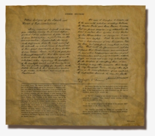 Monroe Doctrine Document, HD Png Download, Transparent PNG