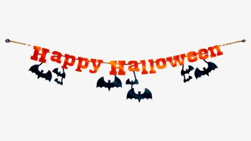 #halloween #spooky #spooktacular #spookyseason #freetoedit - Happy Halloween Banner Png, Transparent Png, Transparent PNG