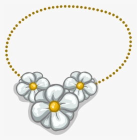 Daisy Clipart Daisy Chain - Club Penguin Necklace, HD Png Download, Transparent PNG