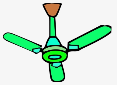 Ventilator, Fan, Air, Ceiling Fan, Wind, Blowing - Animated Picture Of Fan, HD Png Download, Transparent PNG