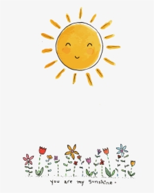 Clipart Sunshine Watercolor - Cute You Are My Sunshine, HD Png Download, Transparent PNG